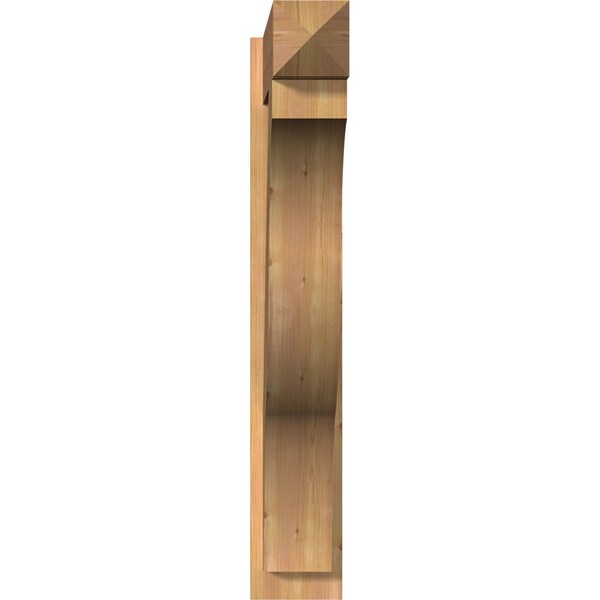 Funston Arts & Crafts Smooth Outlooker, Western Red Cedar, 7 1/2W X 38D X 46H